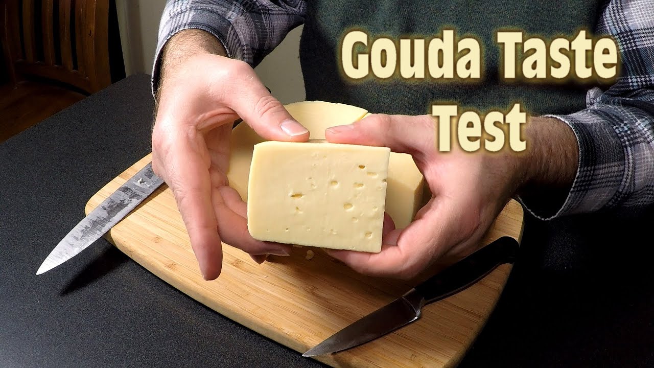 Gouda cheese is a type of Dutch cheese that has a mild flavor. 