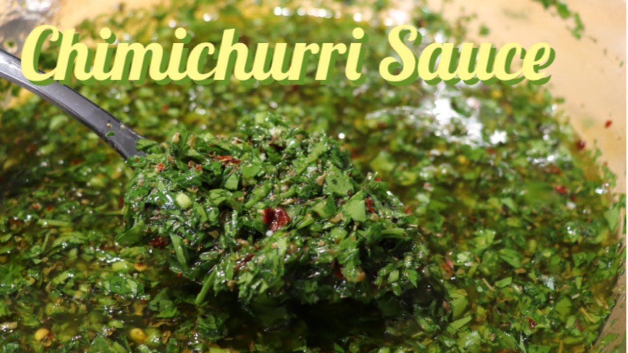 Chimichurri sauce is a type of Argentinian cooking sauce that has become very popular worldwide.