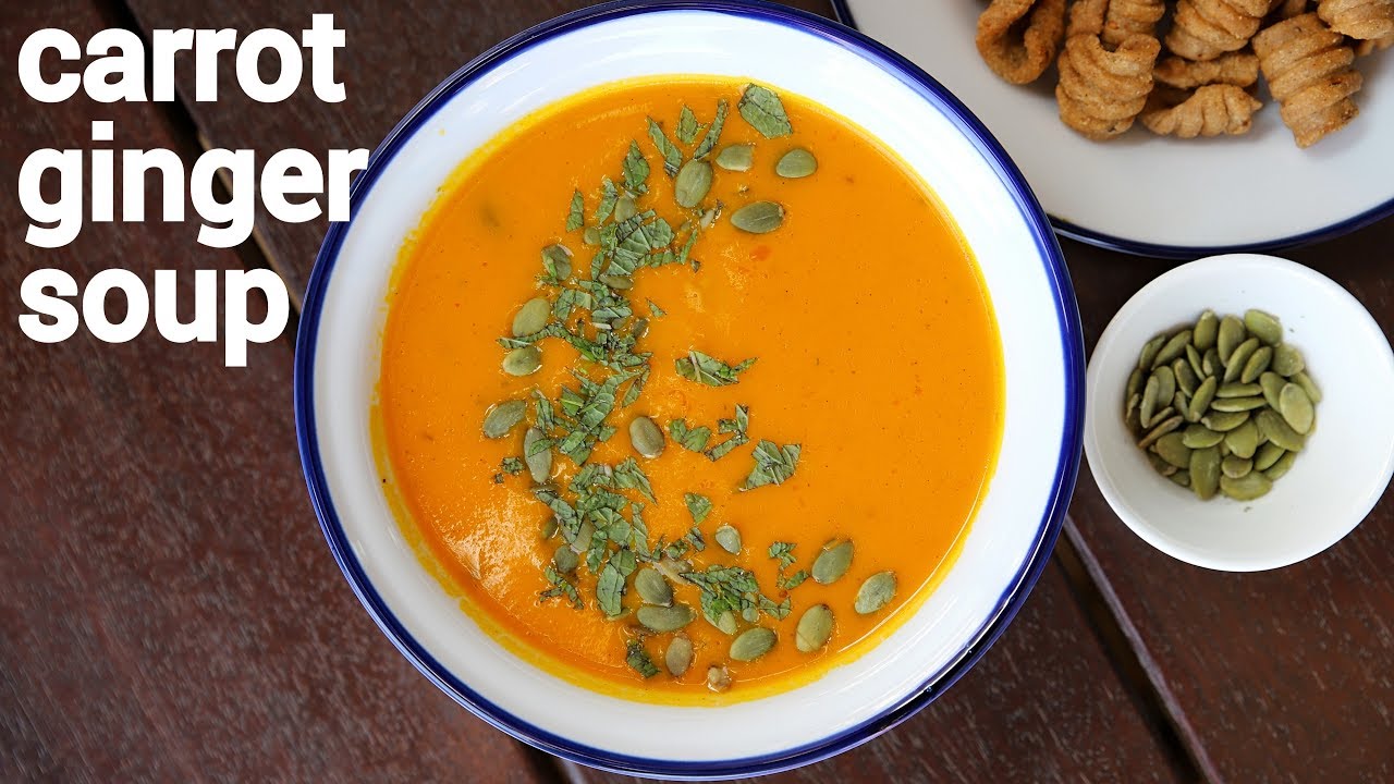 What side dishes should I serve with carrot ginger soup? 