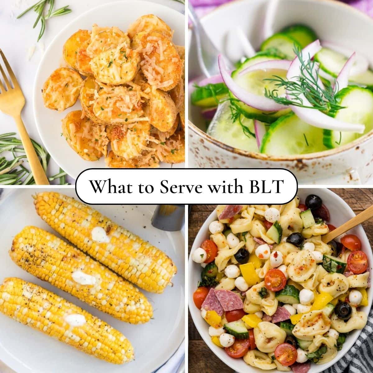 What side dish should I serve with my BLT sandwiches?