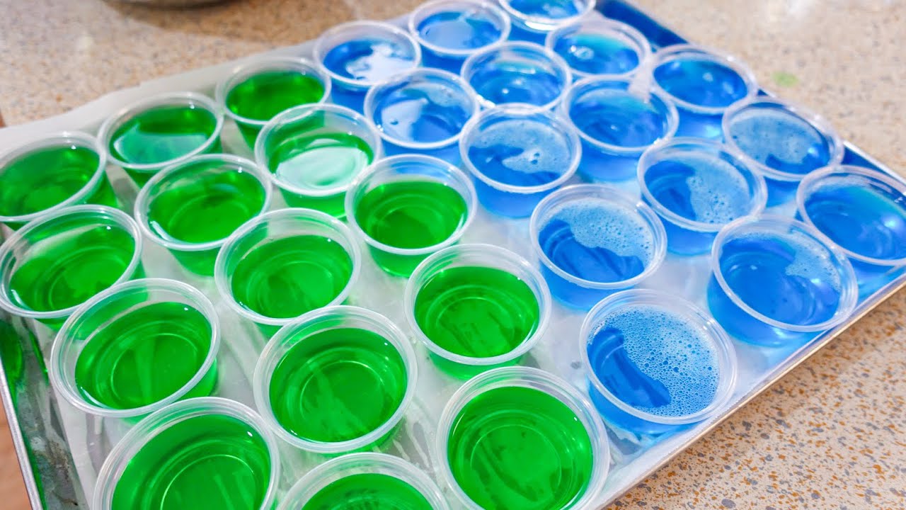 Jello shots are a fun way to enjoy alcohol without feeling too drunk.