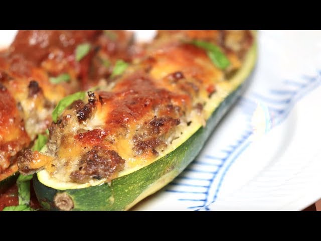 What side dish should I serve with stuffed zucchini boats?