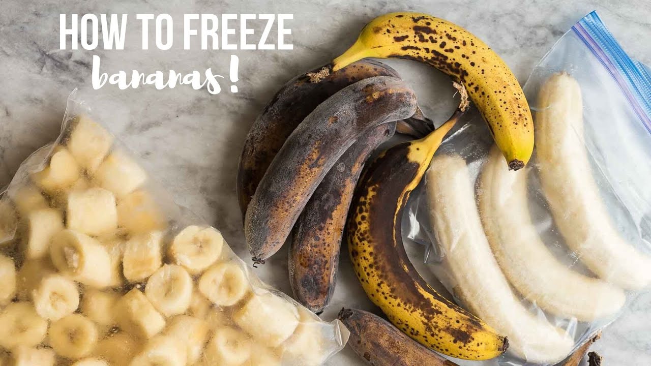 Can you freeze mashed bananas? 