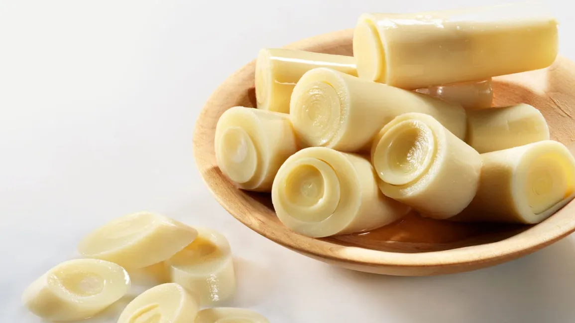 Heart of palm is a fruit that grows on palm trees.