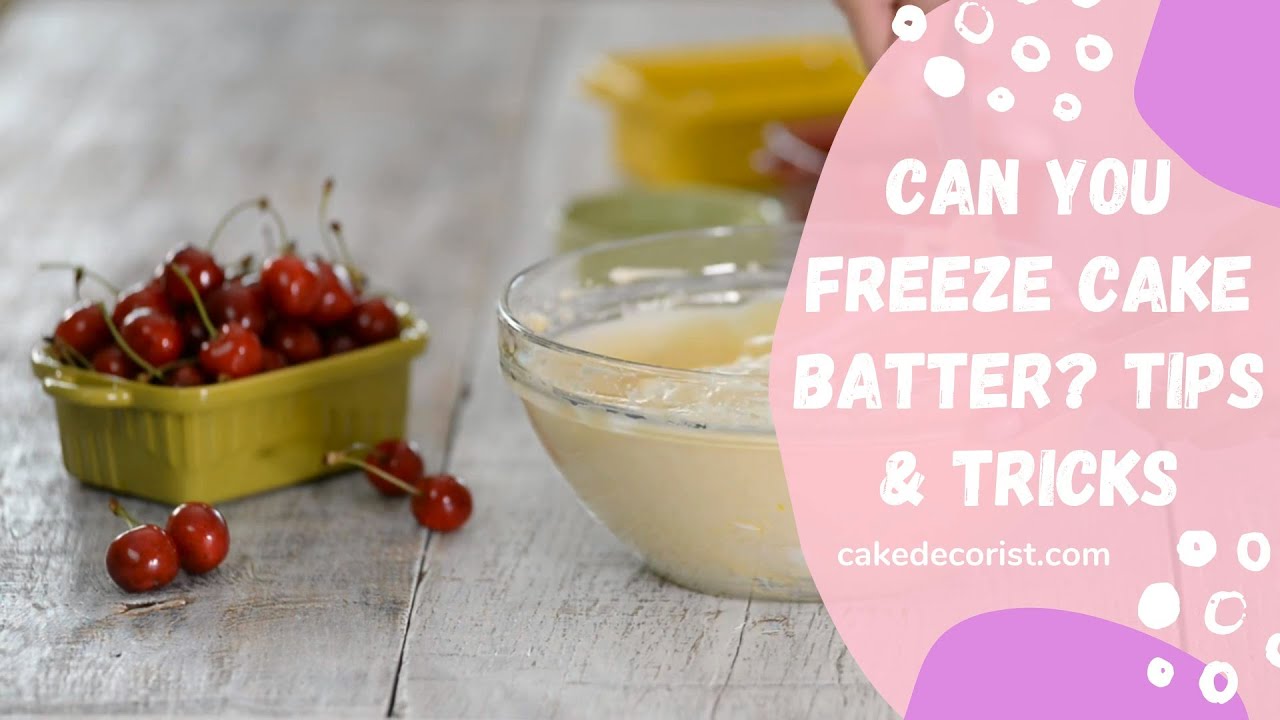 Do you ever wonder if you can freeze cake batter?