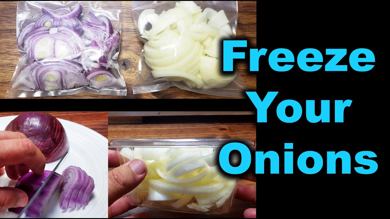 Do you freeze onions before chopping them?