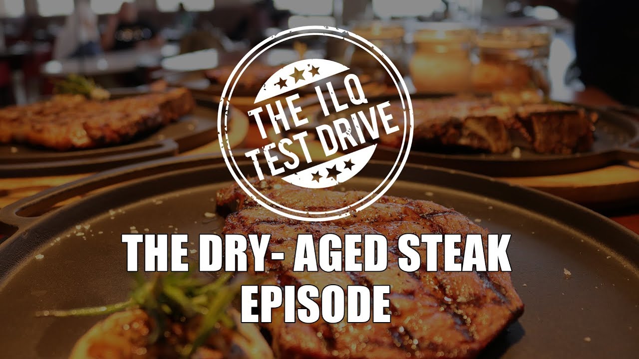 Dry aged steak tastes good because it has been hung or cured for a long time. 