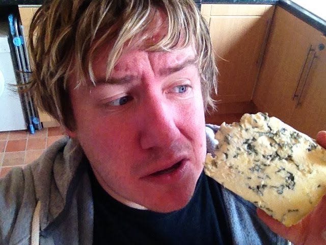 Blue cheese is known for its sharp flavor and pungent aroma. 