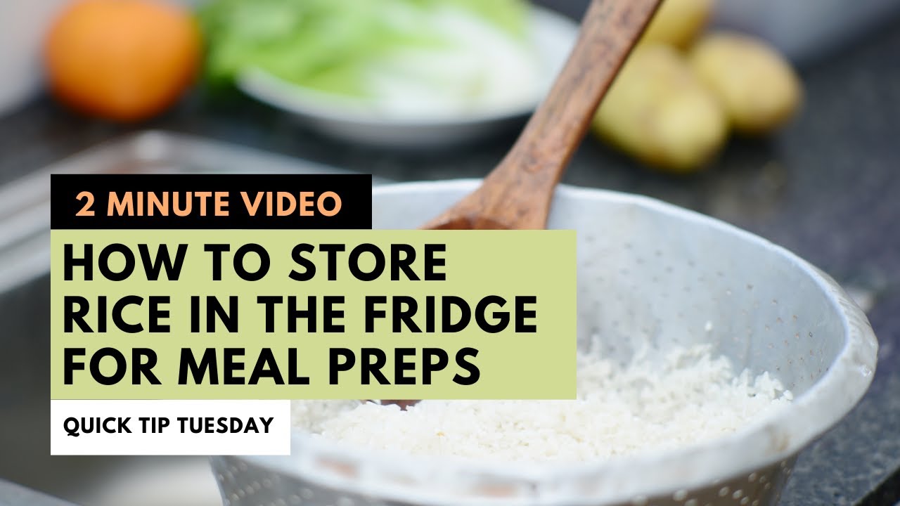 When storing cooked rice in the fridge, how long does it last?