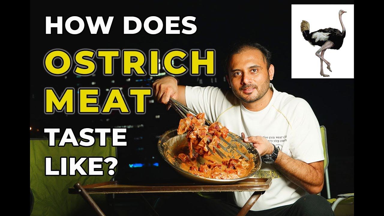 What does ostrich taste like? 