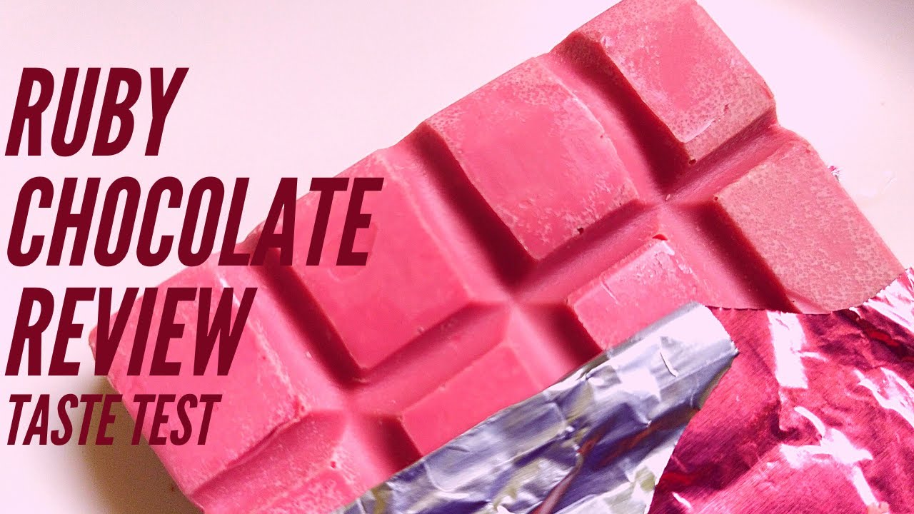 Ruby chocolate is a rare and expensive treat because it contains the same amount of cocoa that used to be found in a pound of dark chocolate.