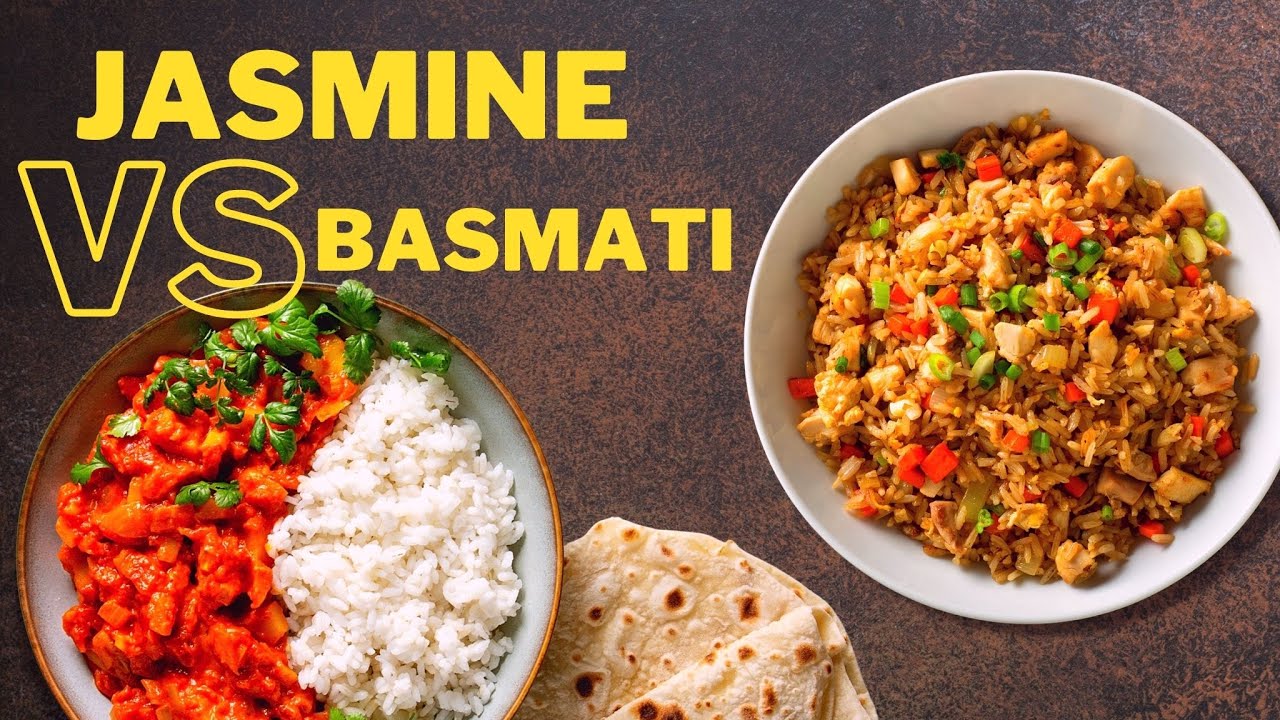 Basmati rice is a tastier and more aromatic rice from the foothills of the Himalayas in Pakistan that’s also less starchy than Jasmine rice.