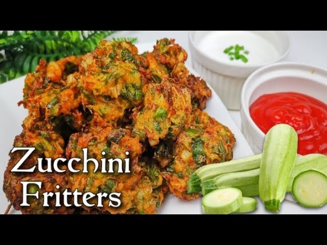 If you have zucchini sitting around, it’s time to make some fritters! 